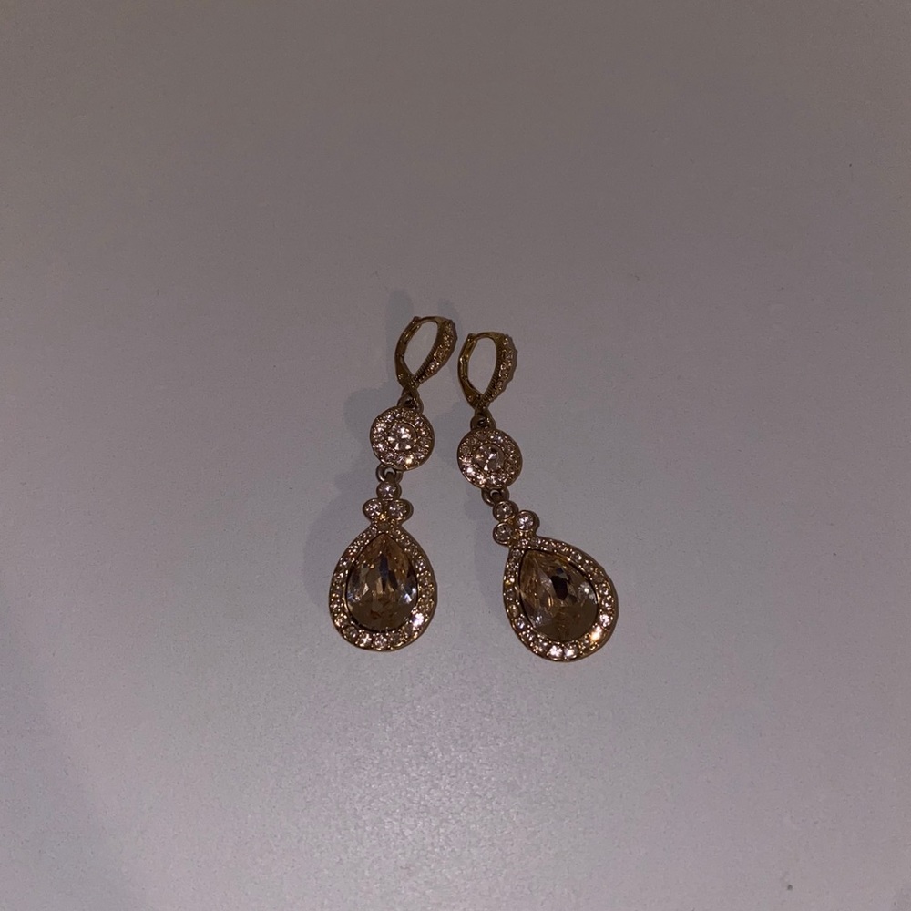 Givenchy Crystal Drop Earrings